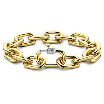 Ti Sento, Chunky armbånd i forgylt 925 sølv