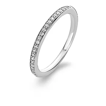 Ti Sento, Ring i 925 sølv med zirkonia