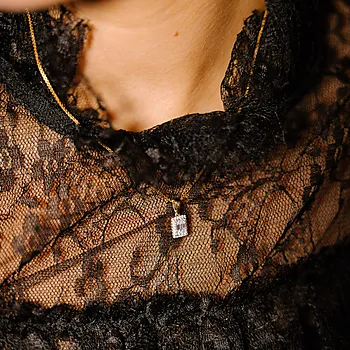 Bilde nummer 2 av Elizabeth diamantanheng i 585 gult gull 0,25 ct