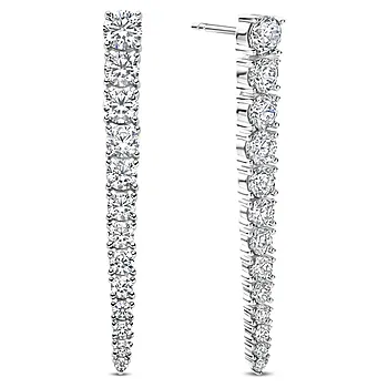 Øredobber i 925 sølv med zirkonia