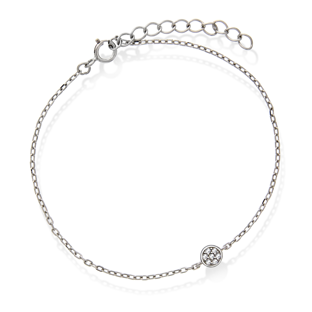 Pan Jewelry, Armbånd i 925 sølv med zirkonia