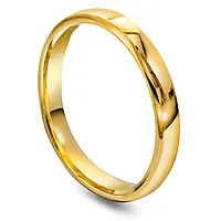 Giftering i 375 gult gull | 3 mm bredde