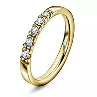 Pan Jewelry, Lady alliansering i 585 gult gull med diamant 0,15 ct TWSI