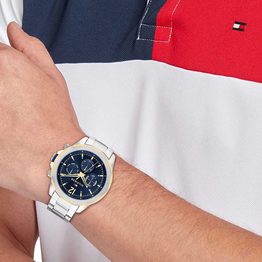 Bilde nummer 3 av Tommy Hilfiger, Herreklokke i stål med lenke
