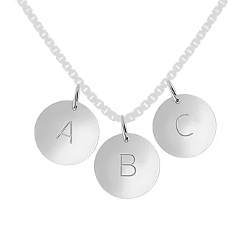 Pan Jewelry, Bokstavanheng i sølv stor