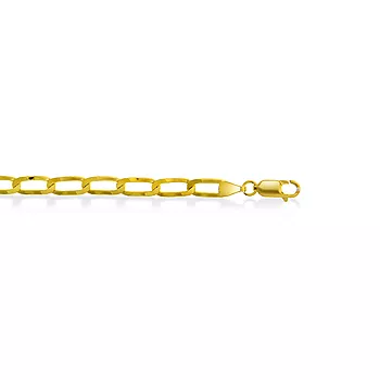 Bilde nummer 2 av Armbånd i forgylt sølv, 22 cm