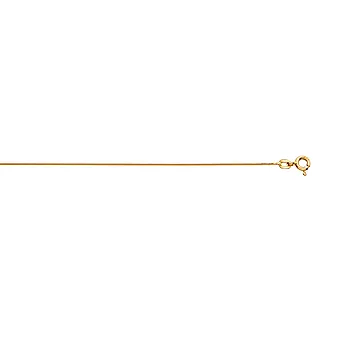 Pan Jewelry, Slangekjede i 585 gult gull 0,6 mm, 42 cm