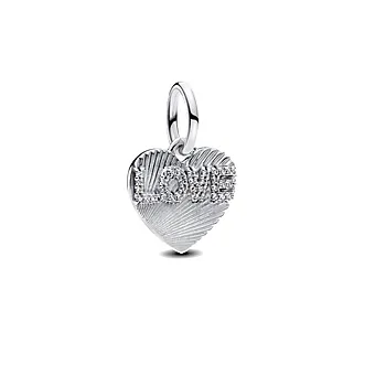 Pandora Moments, Charms i 925 sølv med hjerte