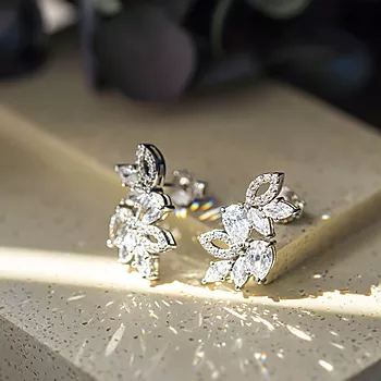 Bilde nummer 4 av Pan Jewelry, Øredobber i 925 sølv med zirkonia
