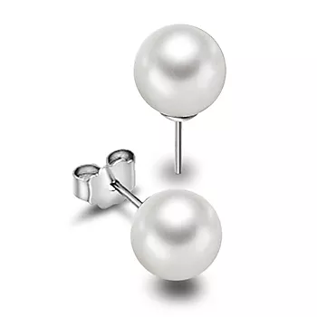 Pan Jewelry, Øredobber i sølv med 925 perle