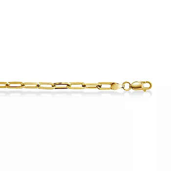 Pan Jewelry, Kjede i 925 forgylt sølv, 50 cm