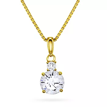 Pan Jewelry, Smykke i 925 forgylt sølv med zirkonia