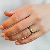 Bilde nummer 4 av Giftering i 375 gult gull | 5 mm bredde