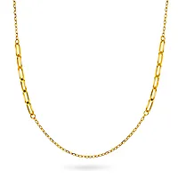 Pan Jewelry, Kjede i forgylt 925 sølv, 85 cm