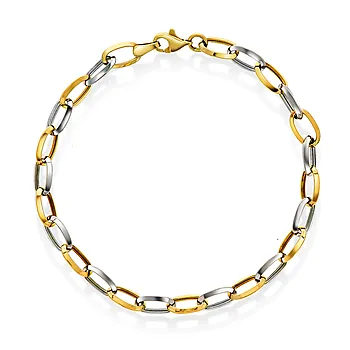 Pan Jewelry, Armbånd i 375 hvitt og gult gull