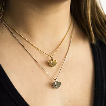 Bilde nummer 4 av Pan Jewelry, Smykke i forgylt 925 sølv med hjerte