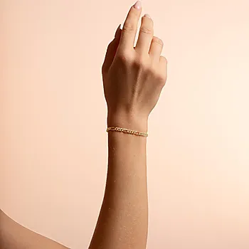 Bilde nummer 2 av Liddy figaro armbånd i forgylt messing