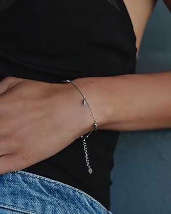 Bilde nummer 2 av Peak armbånd i forgylt stål