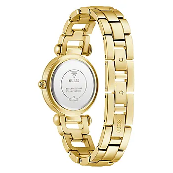 Bilde nummer 4 av Guess, Bejeweled dameklokke med gullfarget stållenke og zirkonia