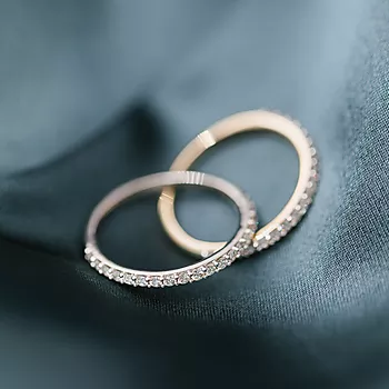 Bilde nummer 3 av Clara diamantring i 375 hvitt gull 0,25 ct