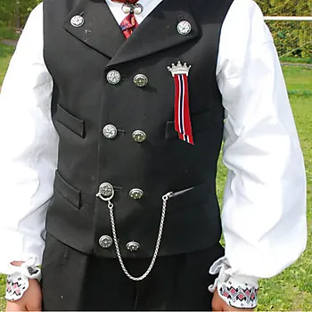 Bilde nummer 3 av 17.mai sløyfe til barn med bamse