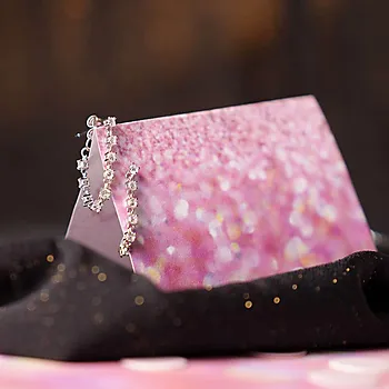 Bilde nummer 3 av Zela øredobber i 925 sølv med zirkonia