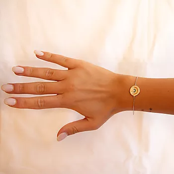 Bilde nummer 2 av Pan Jewelry, Armbånd i 925 sølv med zirkonia og teksten "Alt blir bra"