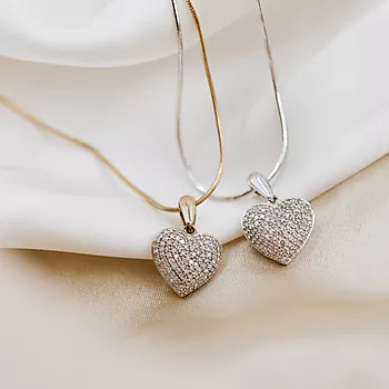 Bilde nummer 4 av Clara smykke i 375 hvitt gull med diamanter 0,25 ct