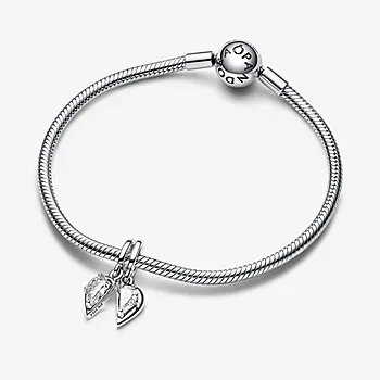 Bilde nummer 4 av Pandora Moments, Charms i 925  sølv med delbar mor/datter