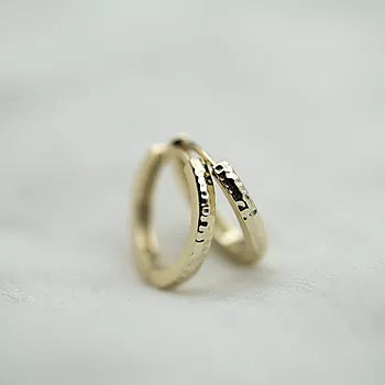 Bilde nummer 2 av Pan Jewelry, Øreringer i forgylt sølv