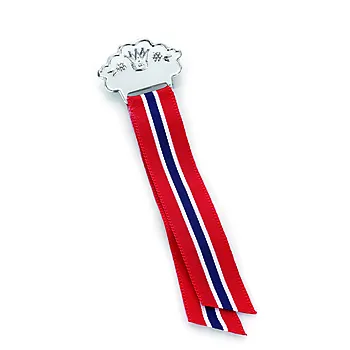 17.mai sløyfe i 830 sølv til barn