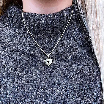 Bilde nummer 2 av Pan Jewelry, Smykke i forgylt 925 sølv med zirkonia med teksten MIN VENN