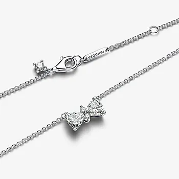 Bilde nummer 3 av Pandora Timeless, Smykke i 925 sølv med sløyfe og zirkonia