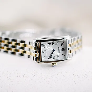 Bilde nummer 2 av Seiko, Basic dameklokke med tofarget stållenke