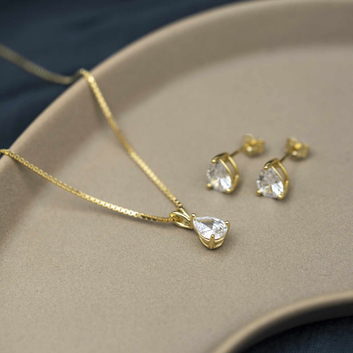 Bilde nummer 2 av Pan Jewelry, Smykkesett i 925 sølv med zirkonia