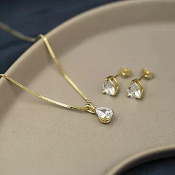 Bilde nummer 2 av Pan Jewelry, Smykkesett i 925 sølv med zirkonia