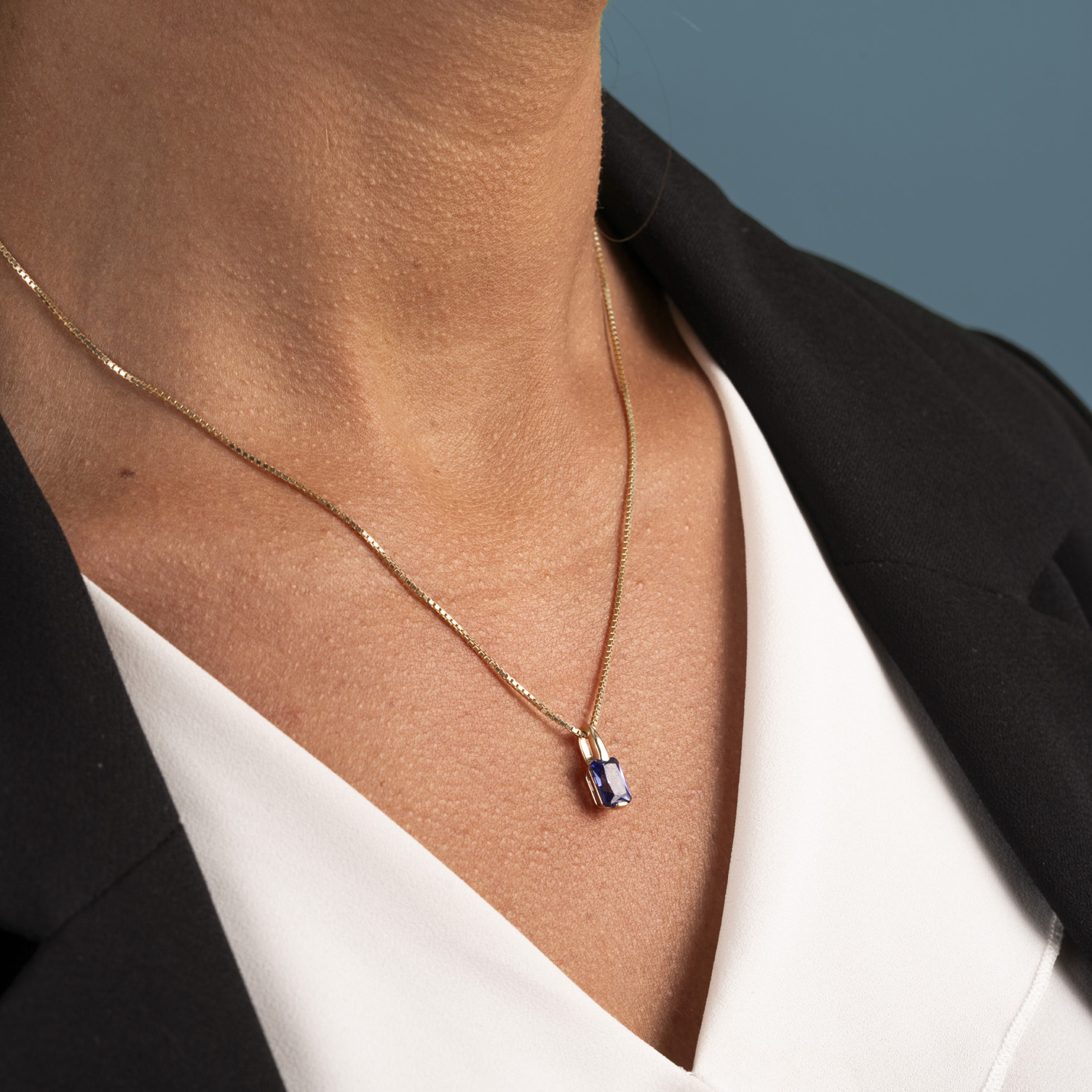 Bilde nummer 3 av Pan Jewelry, Anheng 585 gult gull med zirkonia