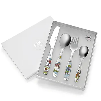 Bilde nummer 2 av Hjertevenn gutt bestikk til barn i stål