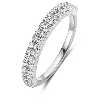 Ti Sento, Ring i 925 sølv med zirkonia