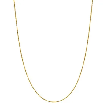 Tinsel Thin kjede i forgylt stål