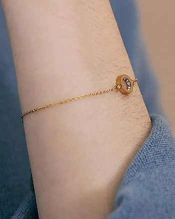 Bilde nummer 2 av Monaco armbånd i forgylt stål
