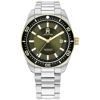 Tommy Hilfiger, Automatic herreklokke med stållenke