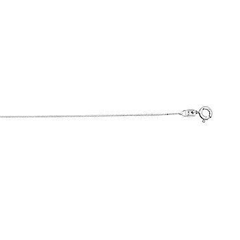 Pan Jewelry, Veneziansk kjede i 585 hvitt gull 0,6 mm, 36-45 cm