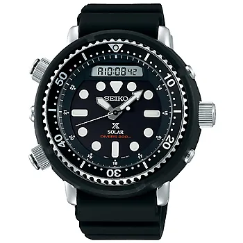 Bilde nummer 2 av Seiko, Prospex Solar dykkerklokke med sort silikonrem