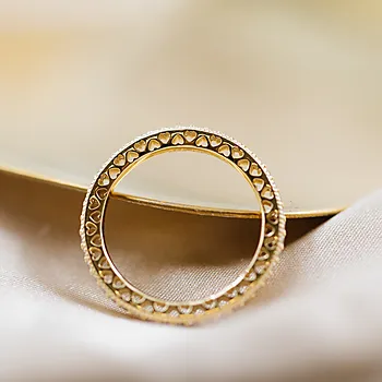 Bilde nummer 4 av Pandora Signature, Ring i 925 forgylt sølv med zirkonia