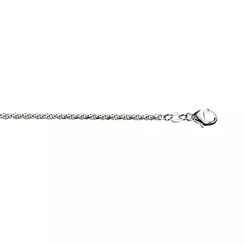 Cordel armlenke i 925 sølv 2,4 mm, 19,5 cm