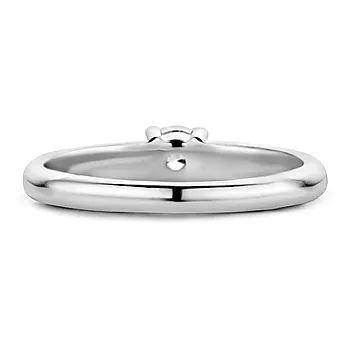 Bilde nummer 4 av Ti Sento, Solitaire ring i 925 sølv med zirkonia