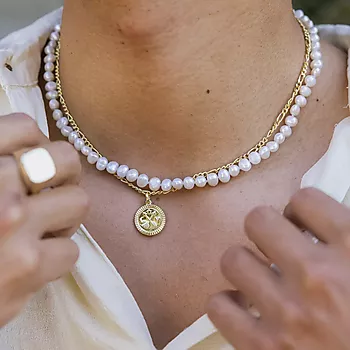 Bilde nummer 2 av Janne Formoe by Pan Jewelry, Smykke i forgylt sølv med zirkonia