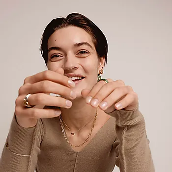 Bilde nummer 3 av Kjede i 925 forgylt sølv