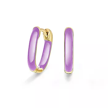 Pan Jewelry, Emanuella lilla øreringer i 925 forgylt sølv